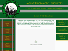 Tablet Screenshot of mthoodmodelengineers.org